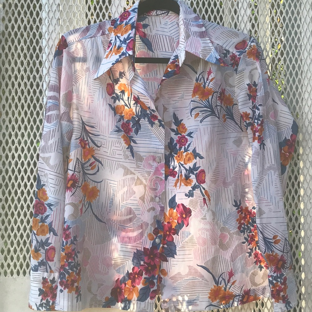Flowers blouse